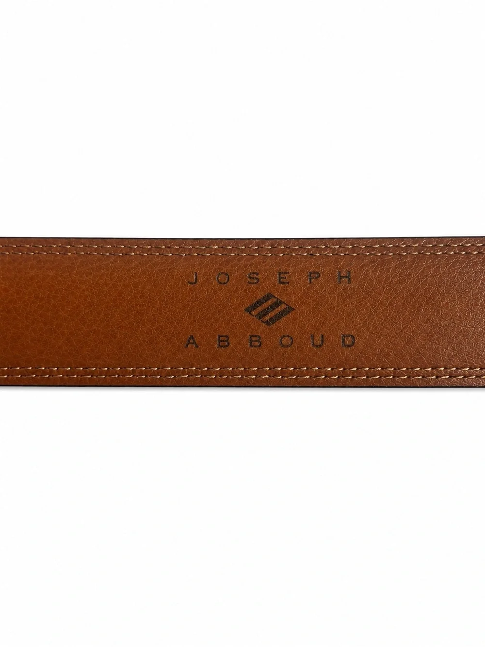 Joseph Abboud Brown Genuine Leather Belt 48/120 Italy